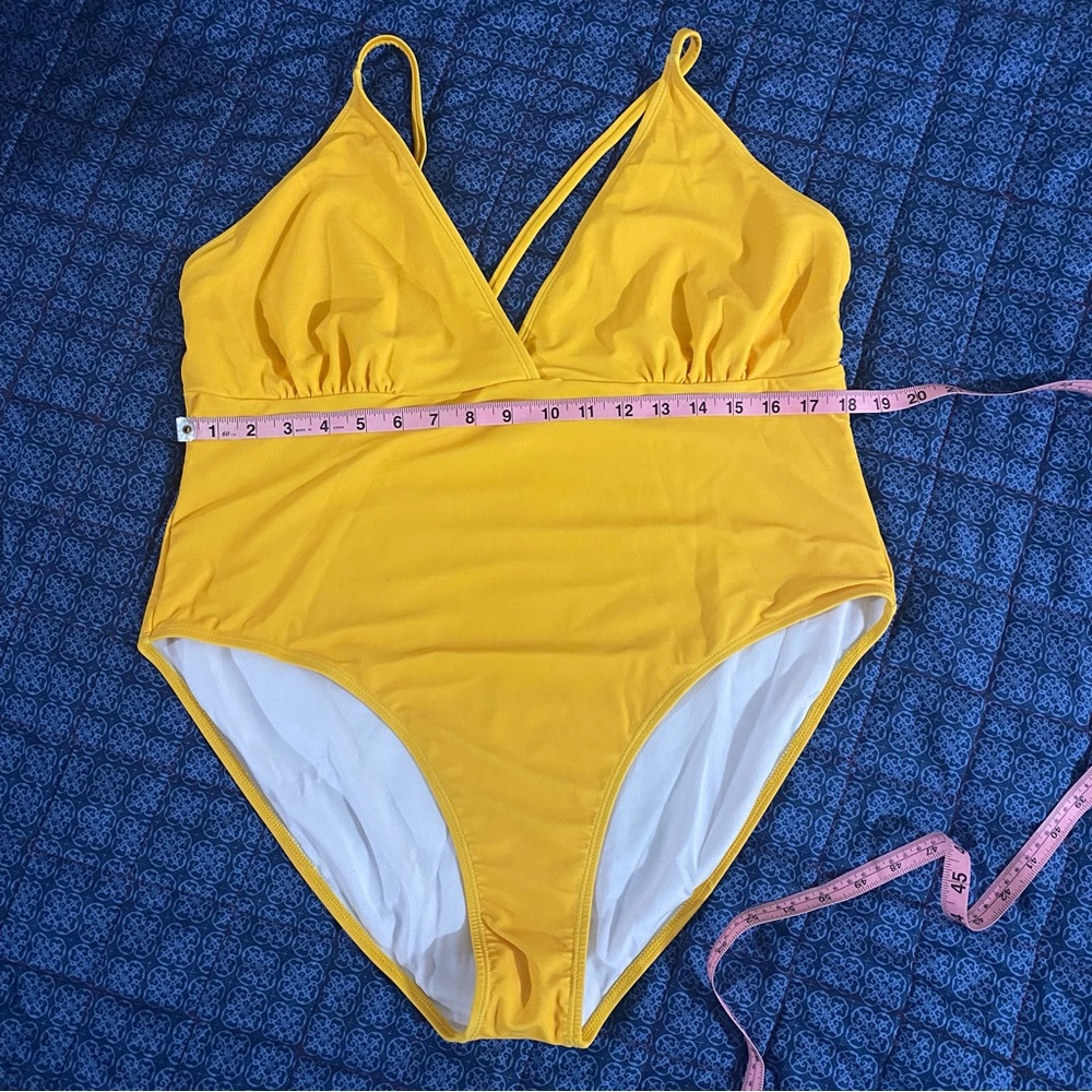 Yellow Hello Kitty One Piece Swimsuit - Picture 6 of 8